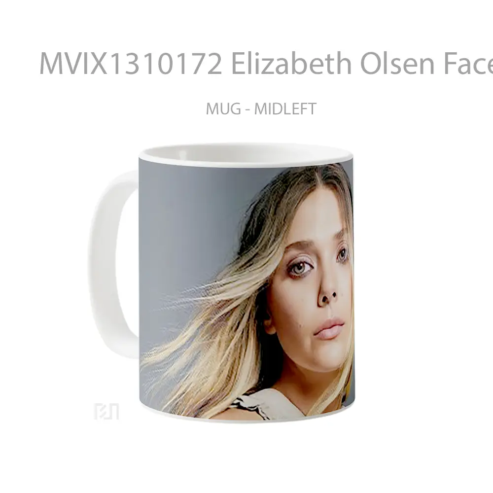 Mug Elizabeth Olsen Face Gelas Keramik Unik - All-side / Desain
