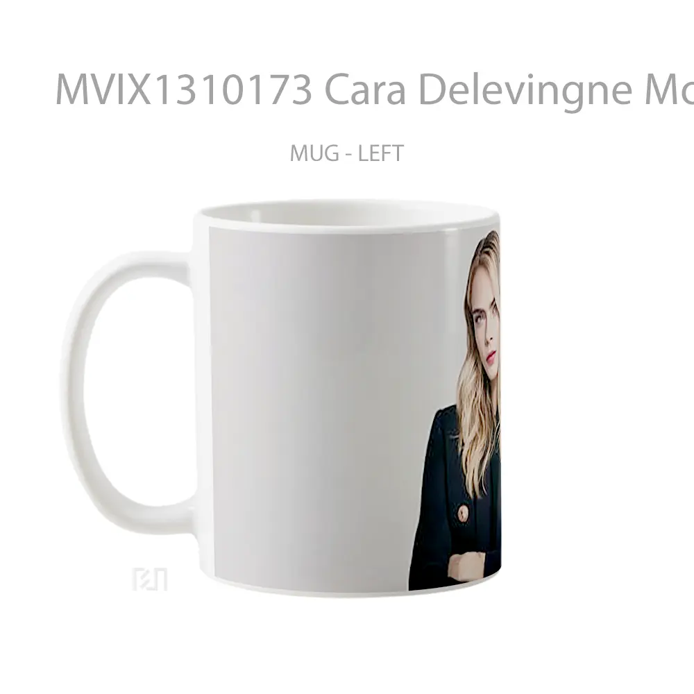 Mug Cara Delevingne Model Gelas Keramik Unik - All-side / Desain