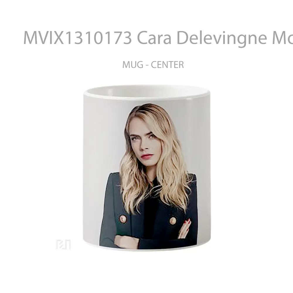 Mug Cara Delevingne Model Gelas Keramik Unik