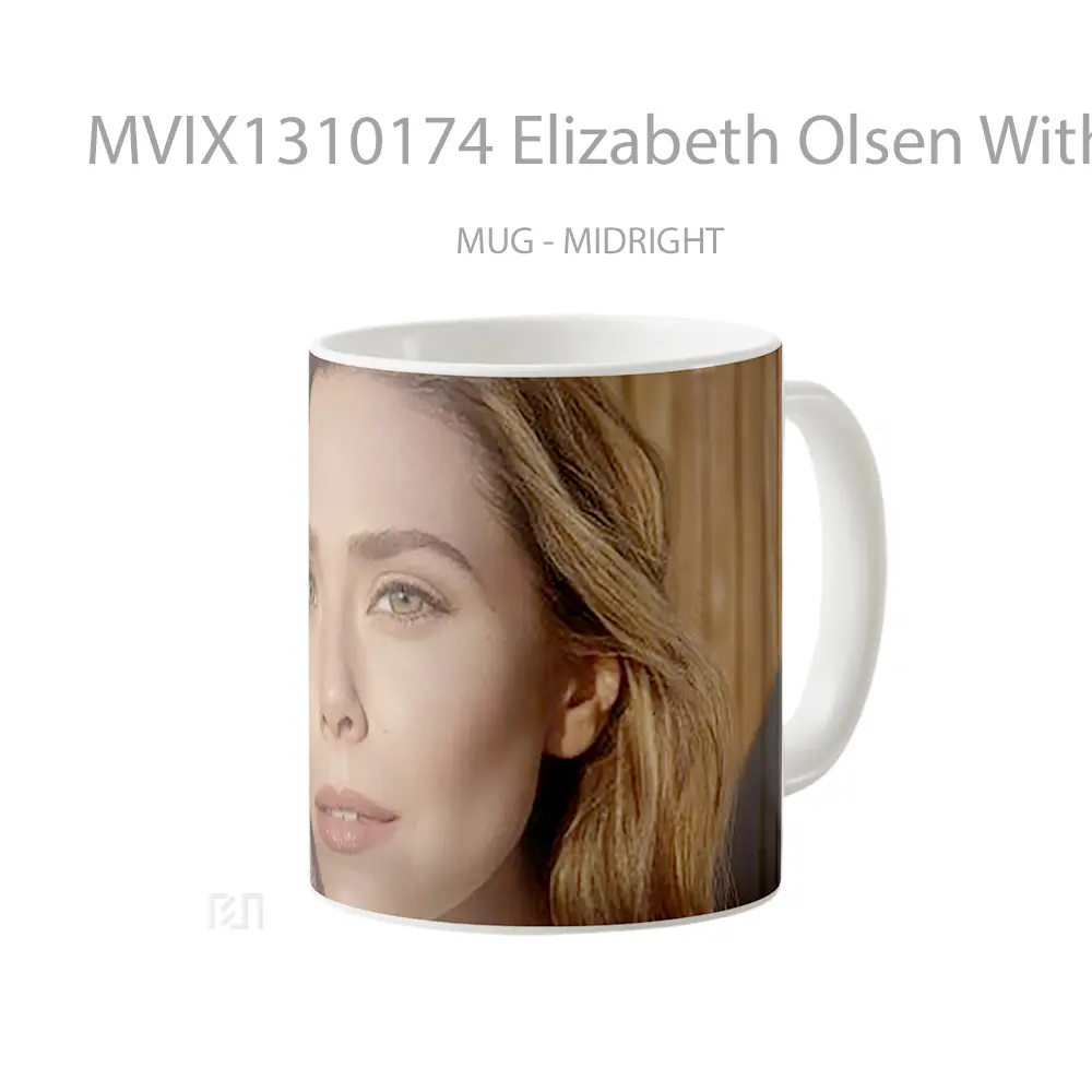 Mug Elizabeth Olsen With Make Up Gelas Keramik Unik - All-side / Desain