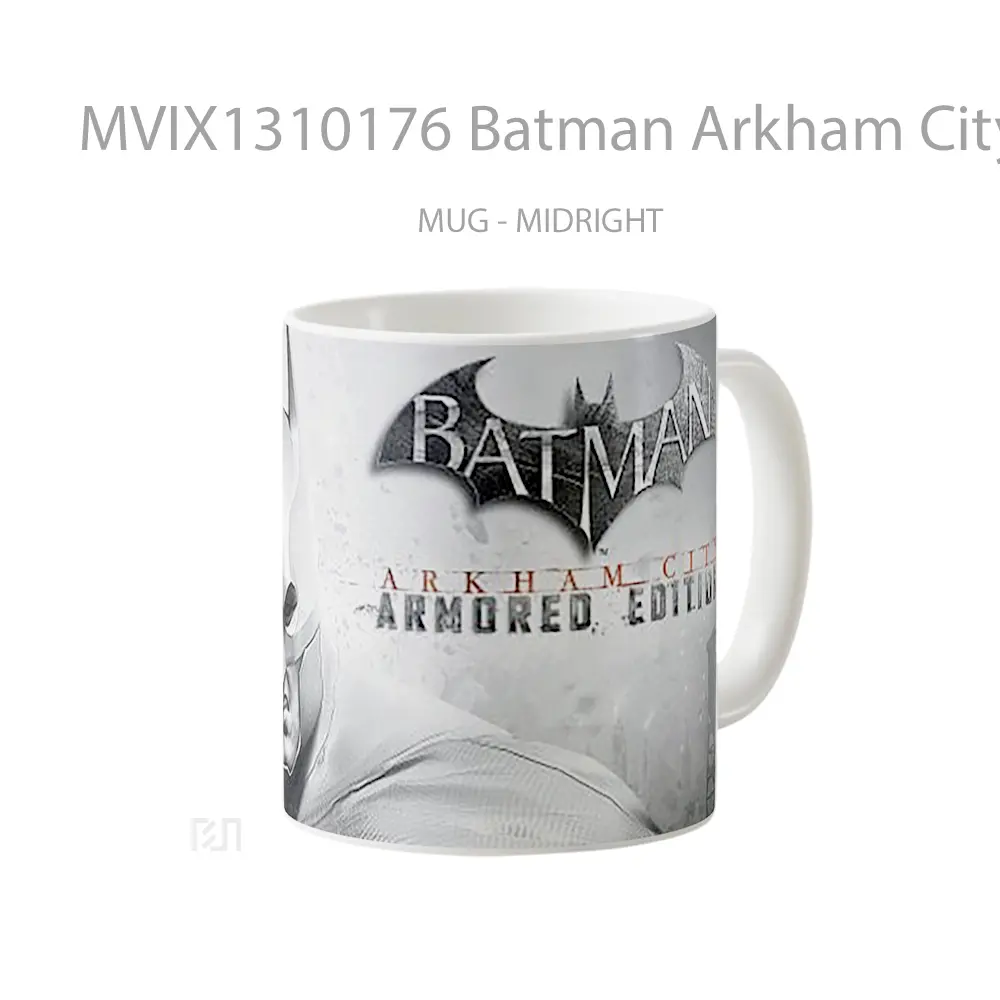 Mug Batman Arkham City Armored Edition Gelas Superhero - All-side / Desain