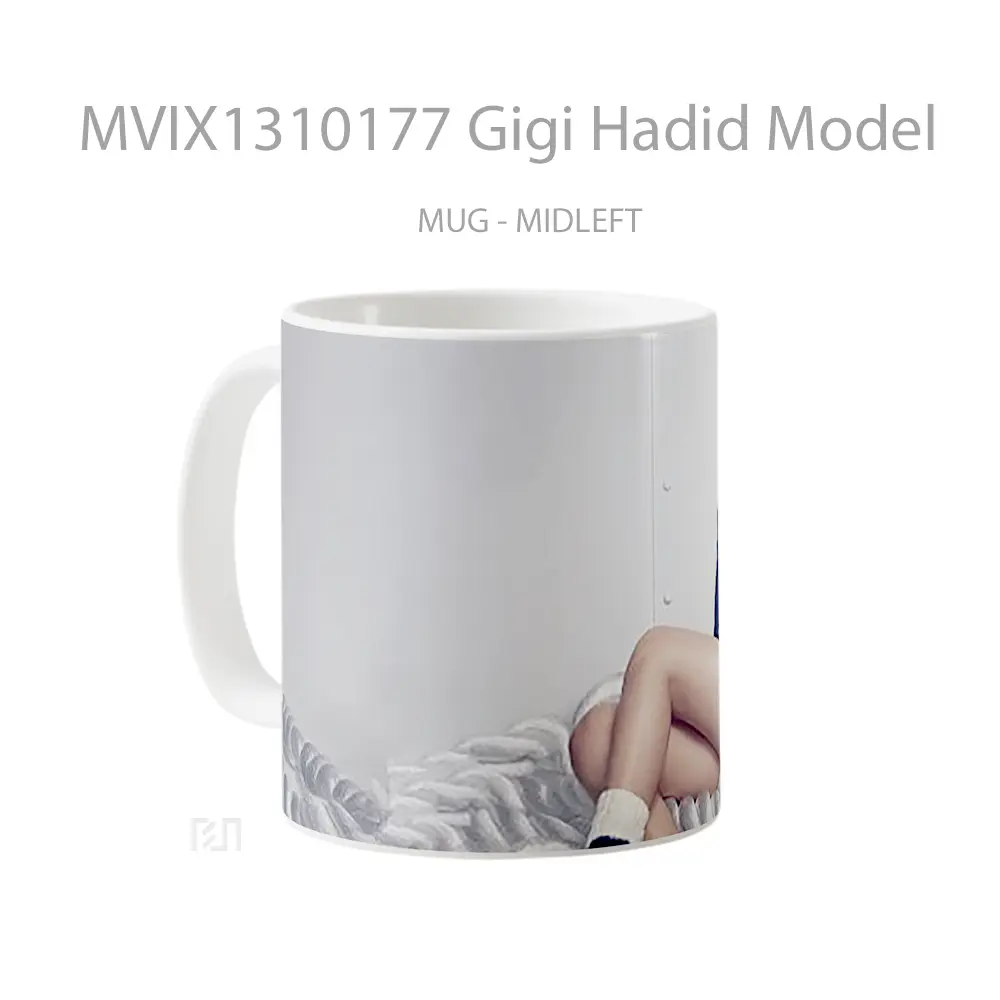 Mug Gigi Hadid Model Gelas Keramik Unik - All-side / Desain