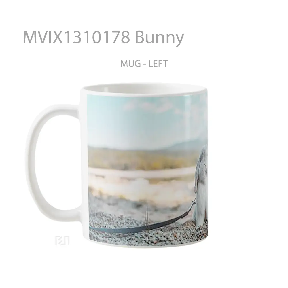 Mug Bunny Gelas Hewan Lucu - All-side / Desain