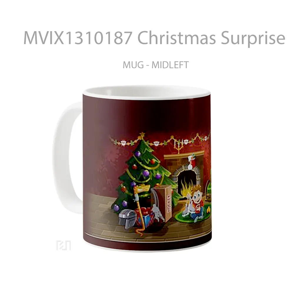 Mug Christmas Surprise Gelas Keramik Unik - All-side / Desain