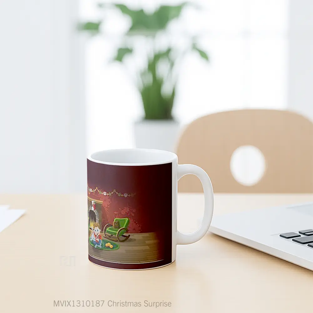 Mug Christmas Surprise Gelas Keramik Unik - All-side / Desain