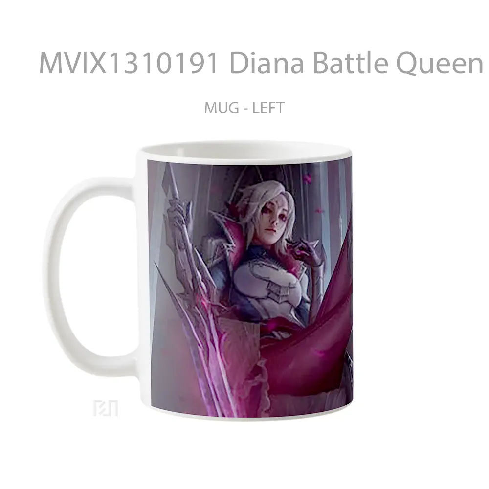 Mug Diana Battle Queen League Of Legends Cangkir Gamer - All-side / Desain