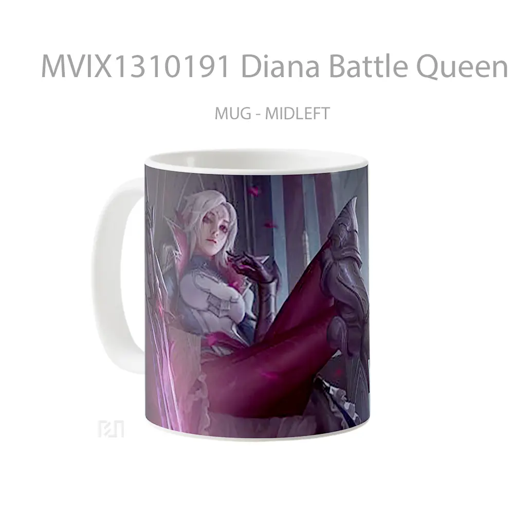 Mug Diana Battle Queen League Of Legends Cangkir Gamer - All-side / Desain