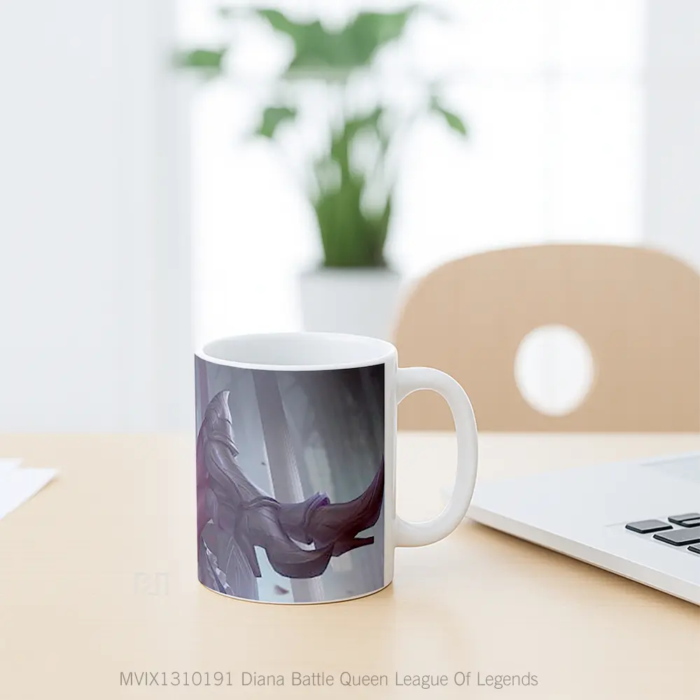 Mug Diana Battle Queen League Of Legends Cangkir Gamer - All-side / Desain