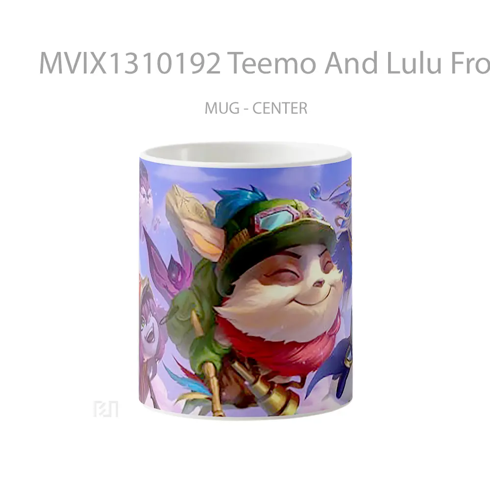 Mug Teemo And Lulu From League Of Legends Cangkir Gamer