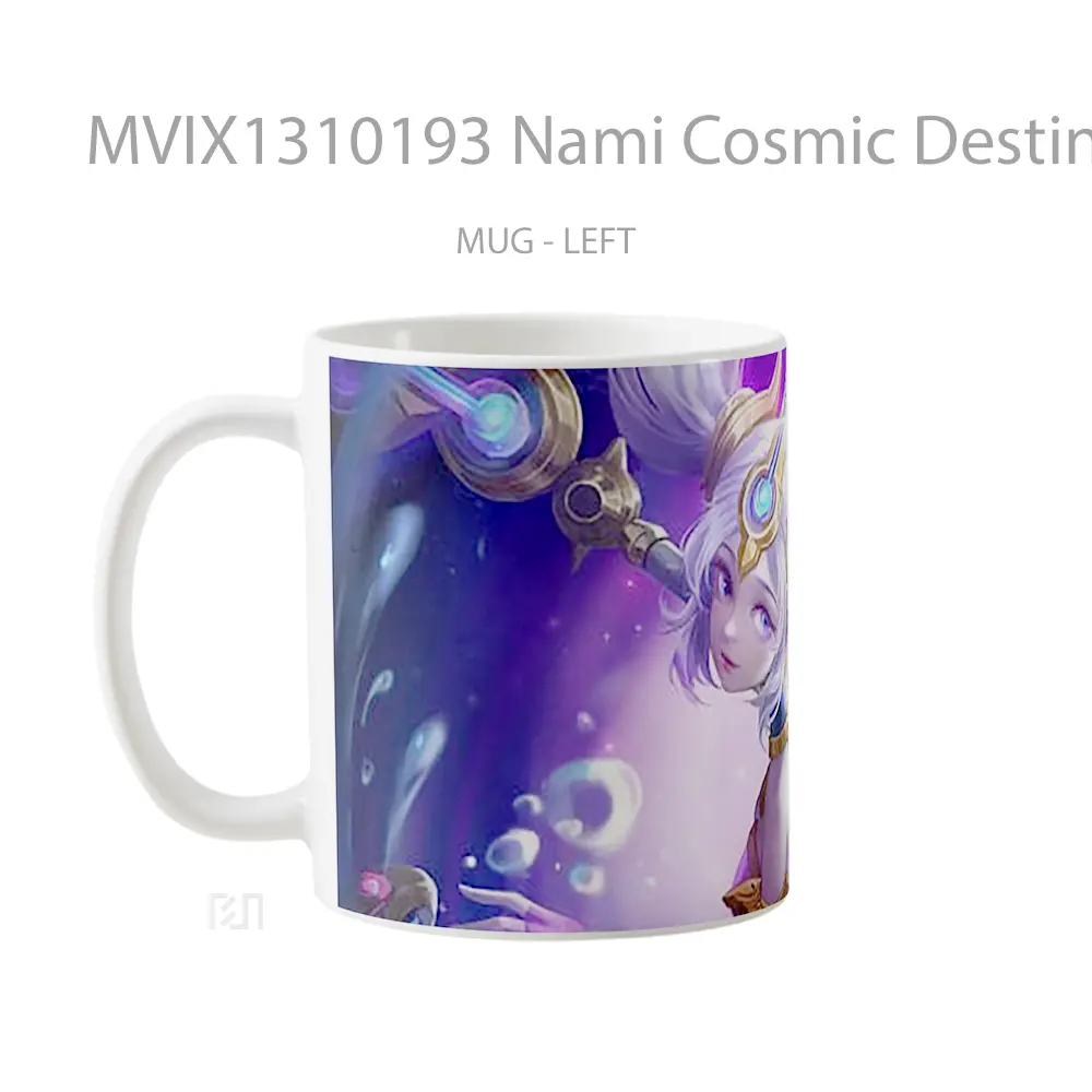 Mug Nami Cosmic Destiny League Of Legends Cangkir Gamer - All-side / Desain