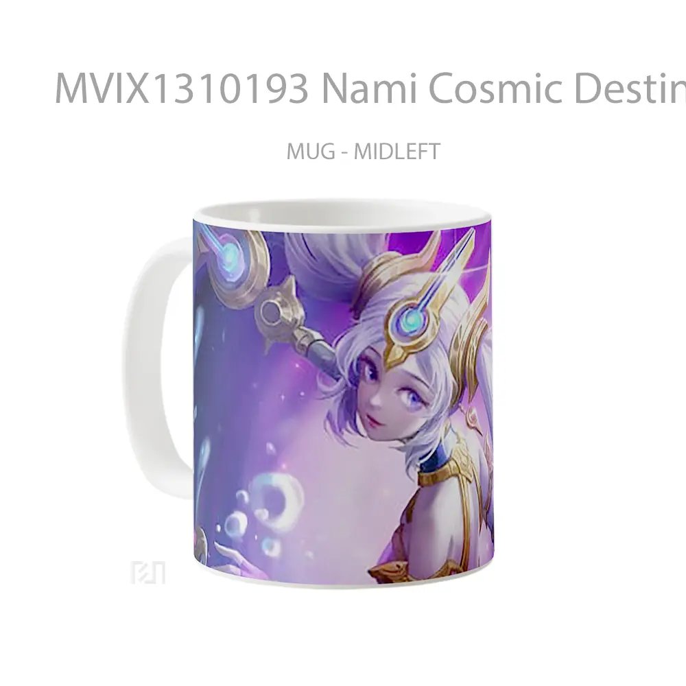 Mug Nami Cosmic Destiny League Of Legends Cangkir Gamer - All-side / Desain