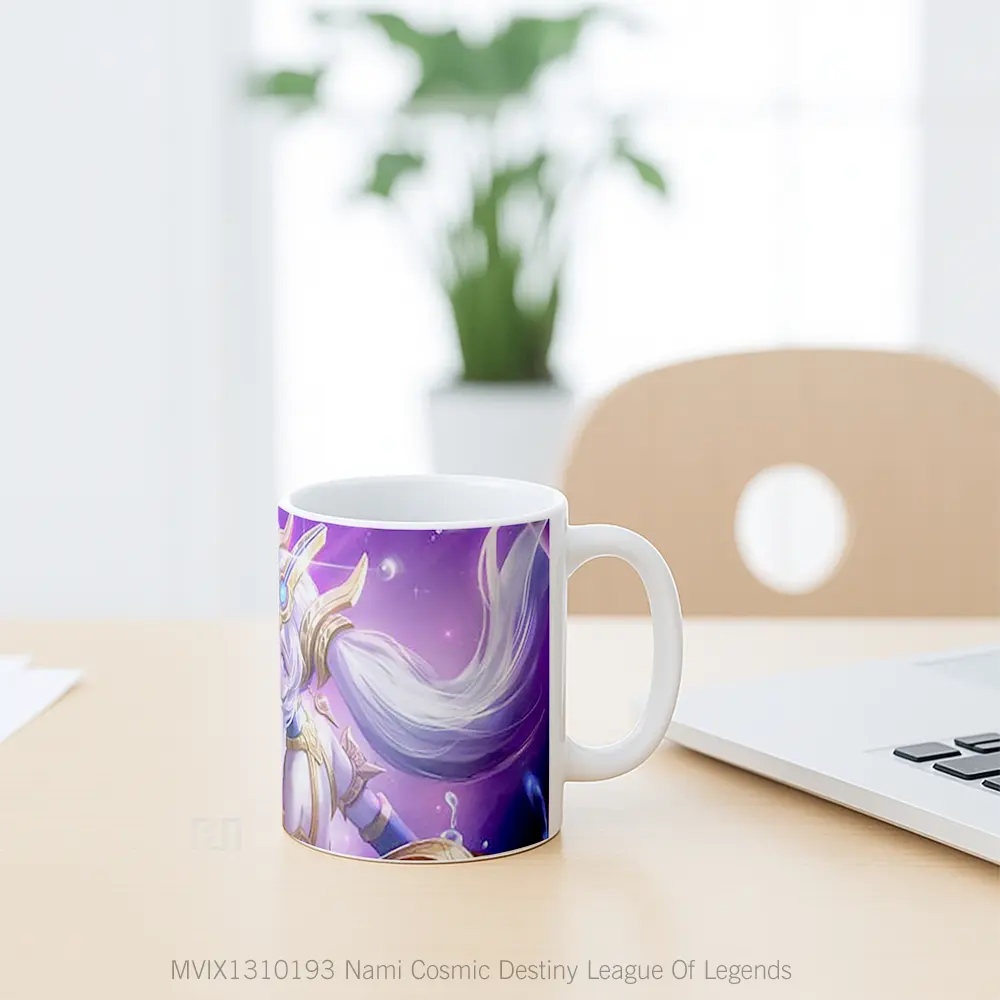 Mug Nami Cosmic Destiny League Of Legends Cangkir Gamer - All-side / Desain