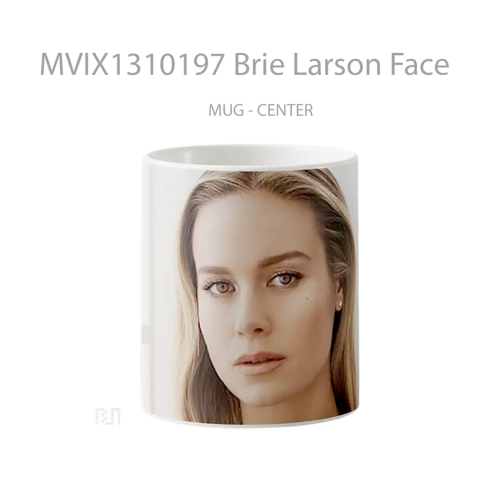 Mug Brie Larson Face Gelas Keramik Unik