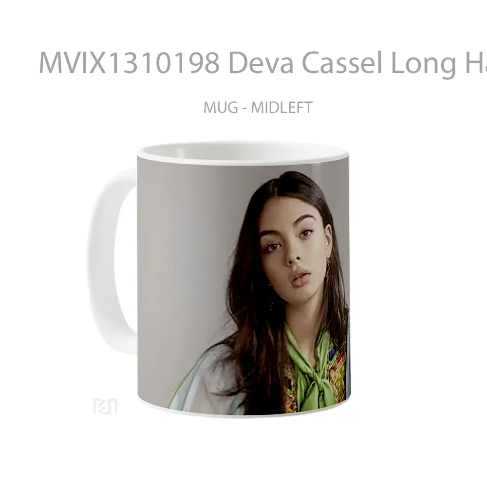 Mug Deva Cassel Long Hair Gelas Keramik Unik - All-side / Desain