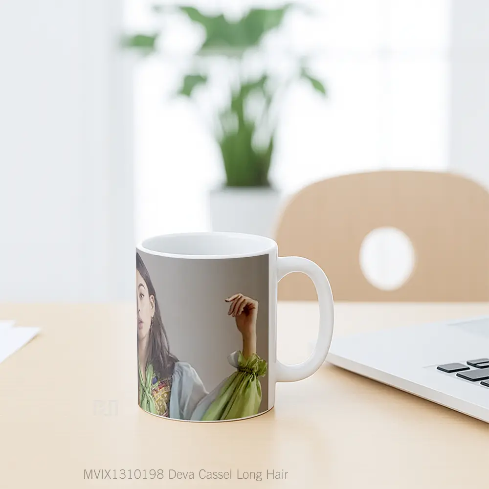 Mug Deva Cassel Long Hair Gelas Keramik Unik - All-side / Desain