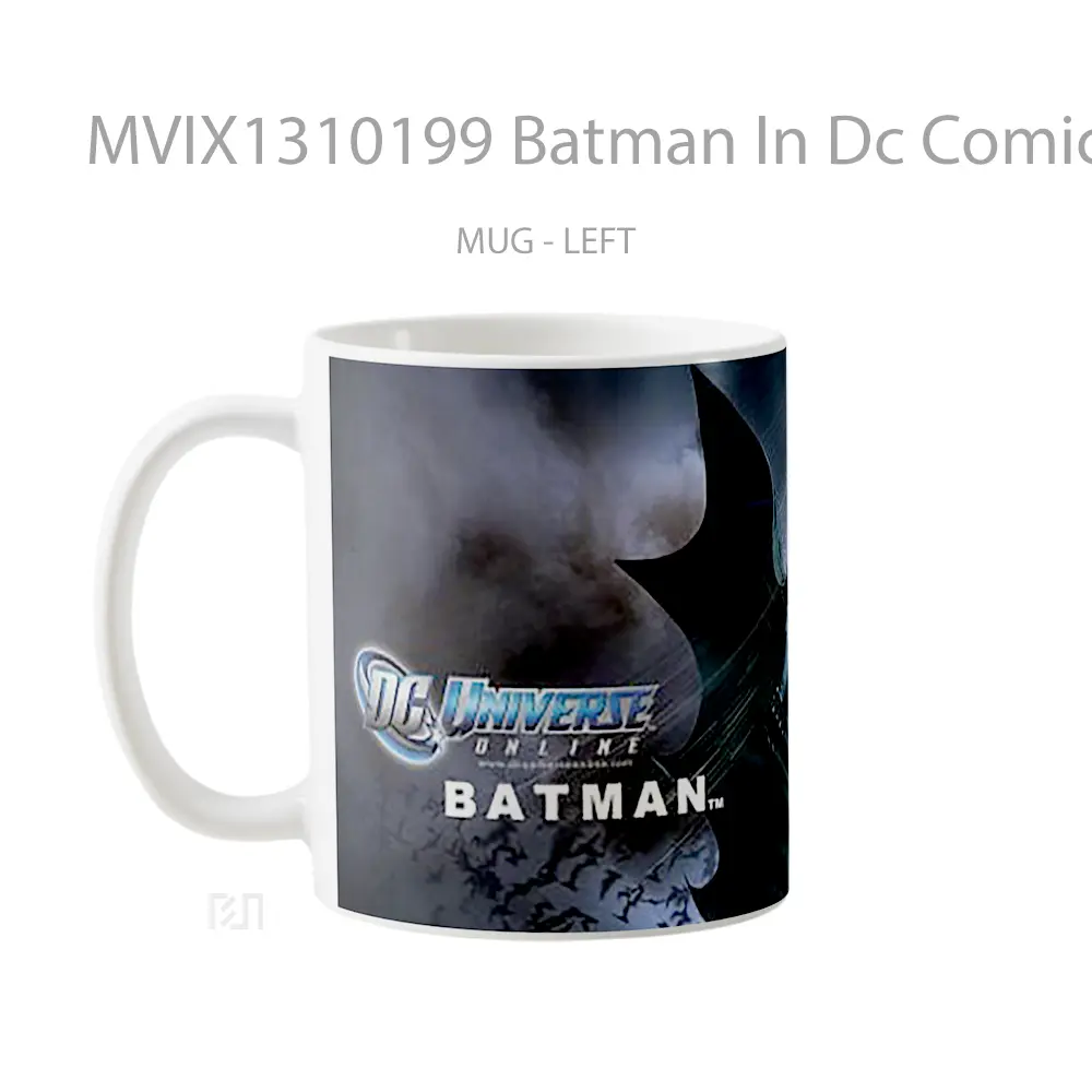 Mug Batman In Dc Comics Gelas Superhero - All-side / Desain