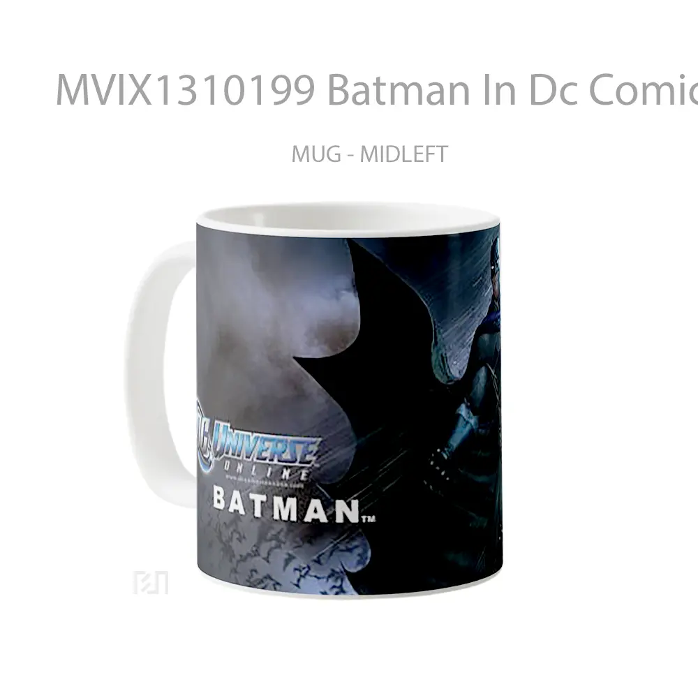 Mug Batman In Dc Comics Gelas Superhero - All-side / Desain