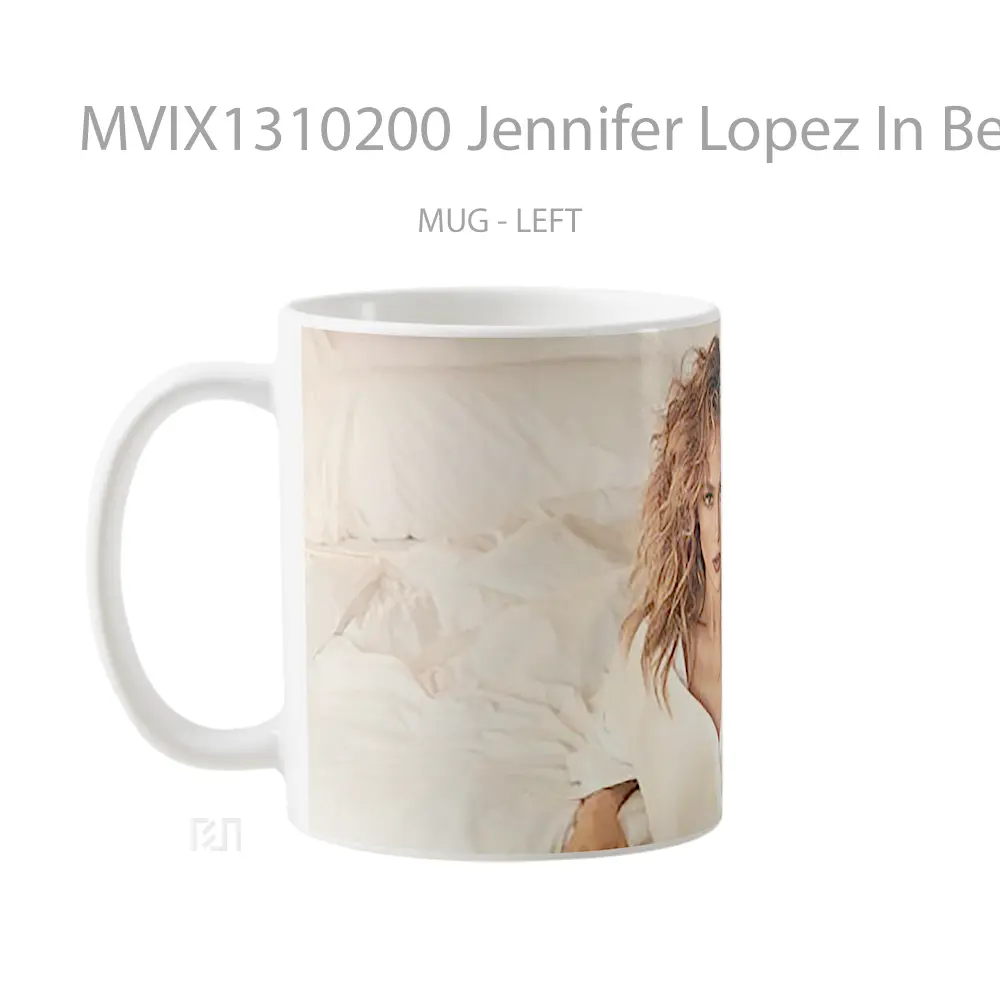 Mug Jennifer Lopez In Bed Gelas Selebriti - All-side / Desain