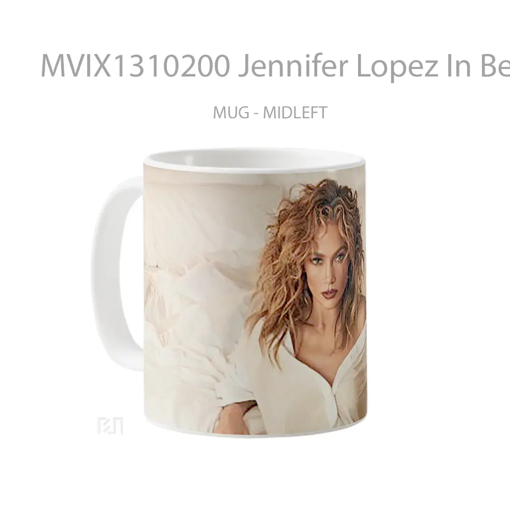 Mug Jennifer Lopez In Bed Gelas Selebriti - All-side / Desain