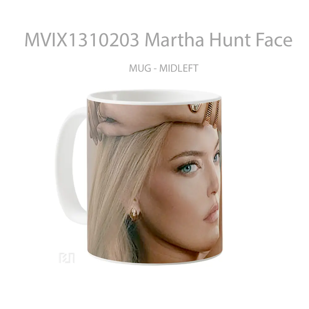 Mug Martha Hunt Face Gelas Keramik Unik - All-side / Desain