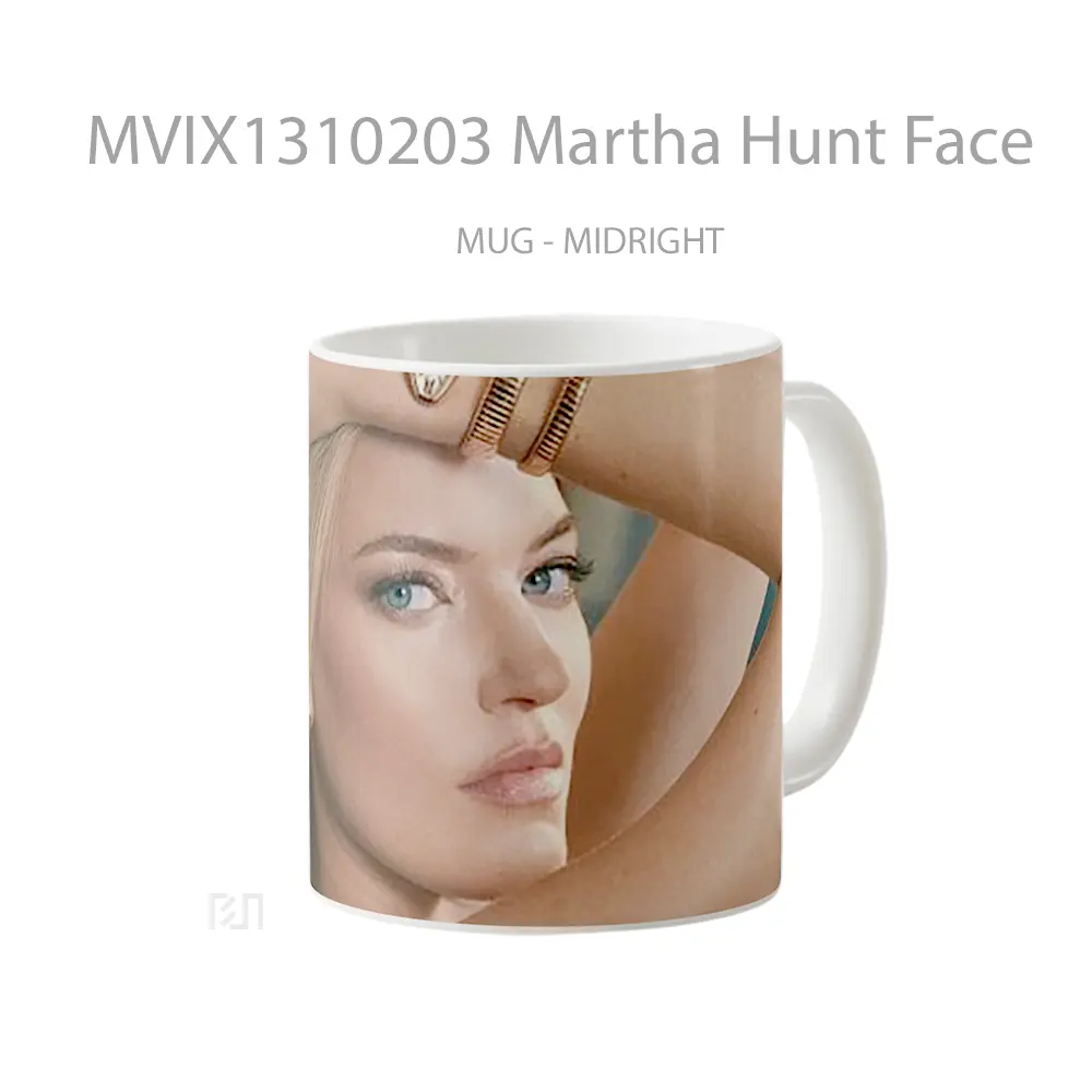 Mug Martha Hunt Face Gelas Keramik Unik - All-side / Desain