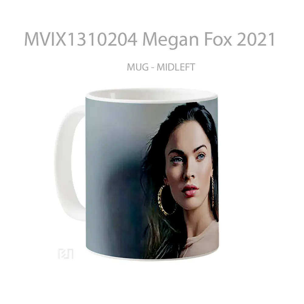 Mug Megan Fox 2021 Gelas Selebriti - All-side / Desain