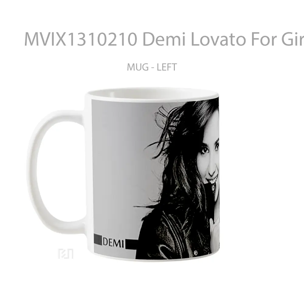 Mug Demi Lovato For Girlfriend Gelas Selebriti - All-side / Desain