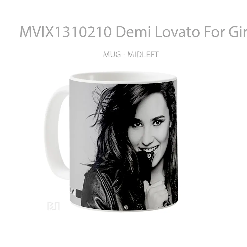Mug Demi Lovato For Girlfriend Gelas Selebriti - All-side / Desain