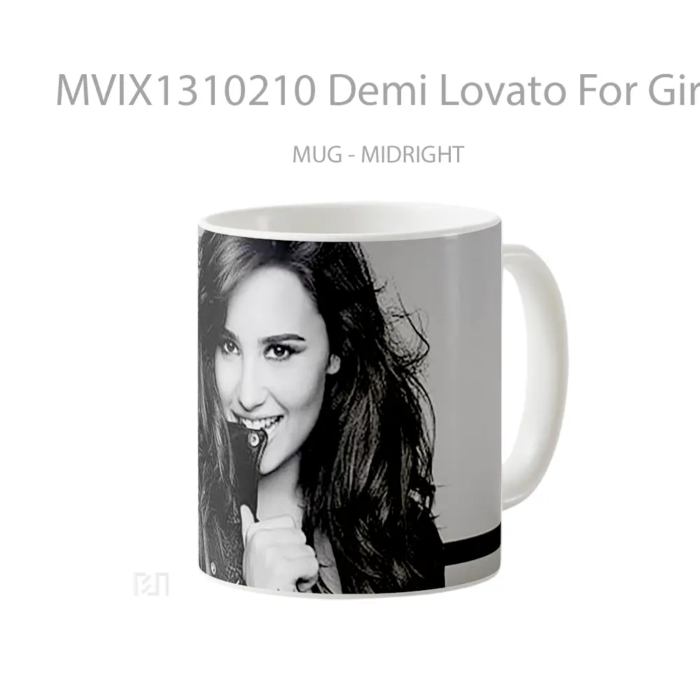 Mug Demi Lovato For Girlfriend Gelas Selebriti - All-side / Desain
