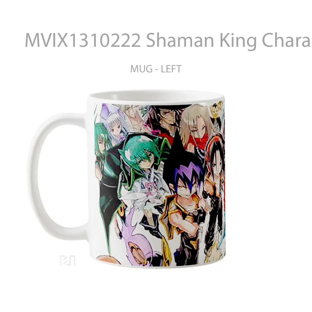 Mug Shaman King Characters Gelas Keramik Unik - All-side / Desain