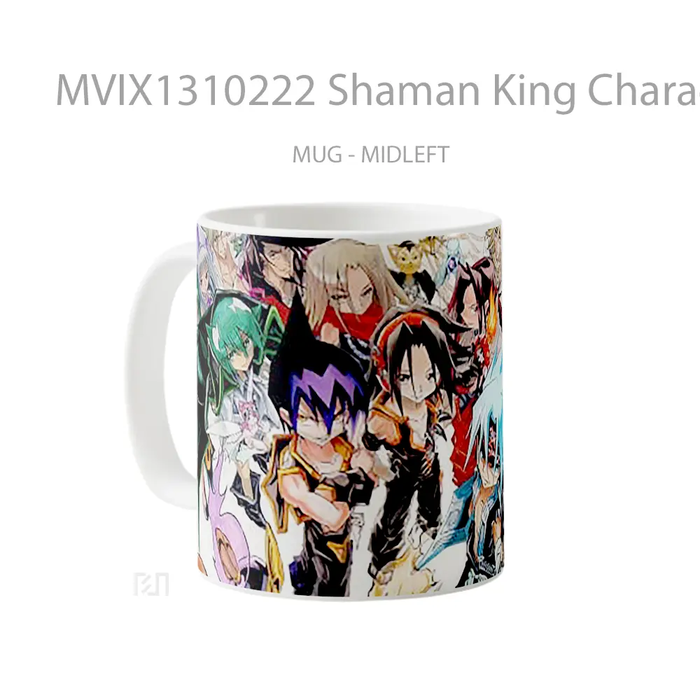 Mug Shaman King Characters Gelas Keramik Unik - All-side / Desain