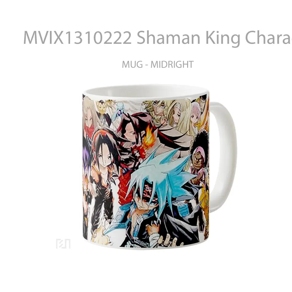 Mug Shaman King Characters Gelas Keramik Unik - All-side / Desain