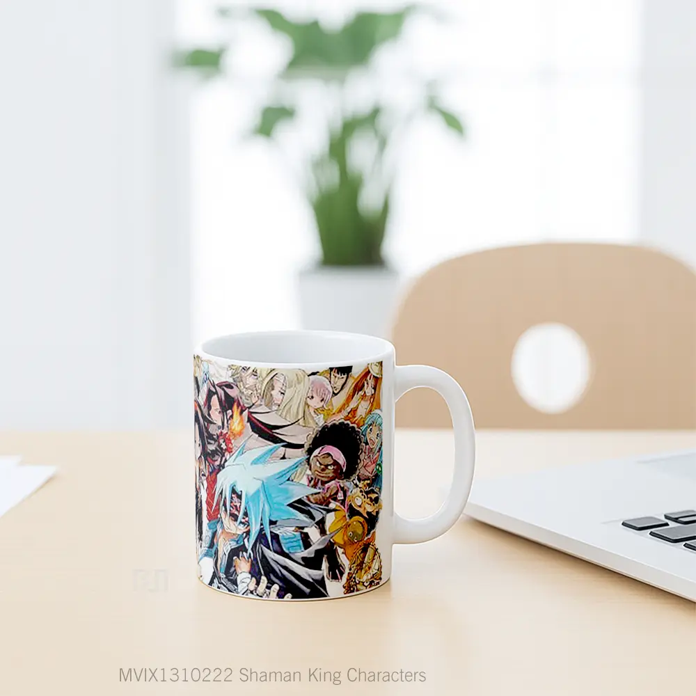 Mug Shaman King Characters Gelas Keramik Unik - All-side / Desain