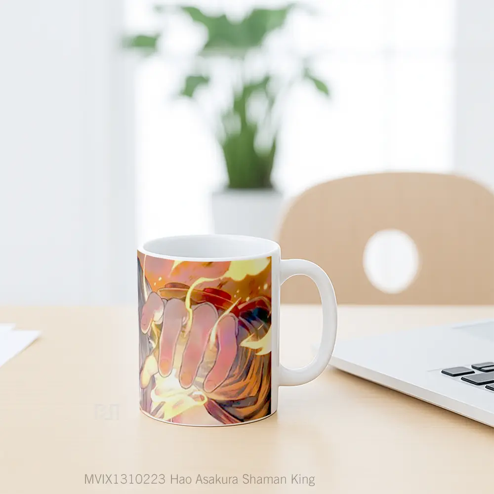 Mug Hao Asakura Shaman King Gelas Keramik Unik - All-side / Desain