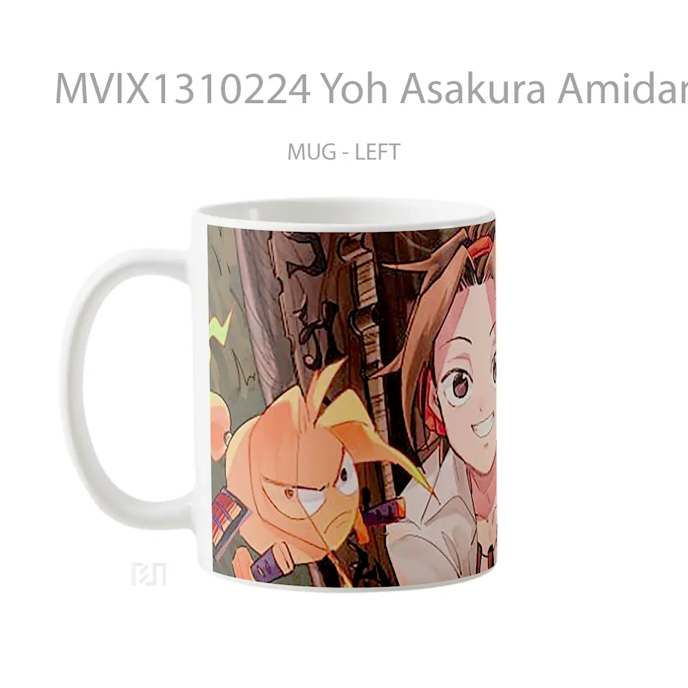 Mug Yoh Asakura Amidamaur Shaman King Gelas Keramik Unik - All-side / Desain