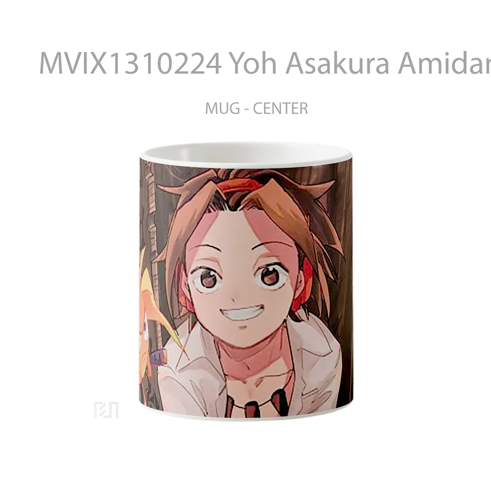 Mug Yoh Asakura Amidamaur Shaman King Gelas Keramik Unik