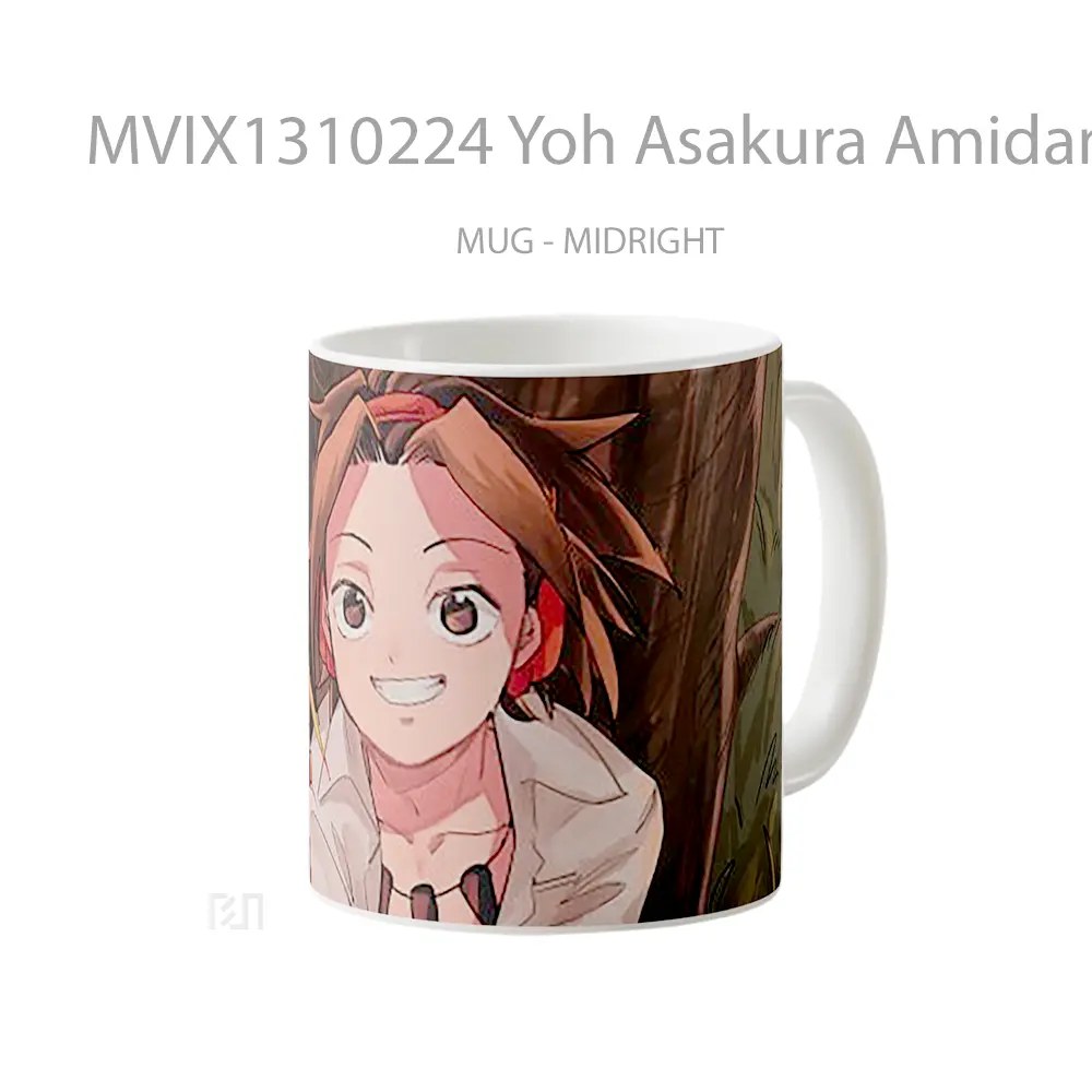 Mug Yoh Asakura Amidamaur Shaman King Gelas Keramik Unik - All-side / Desain