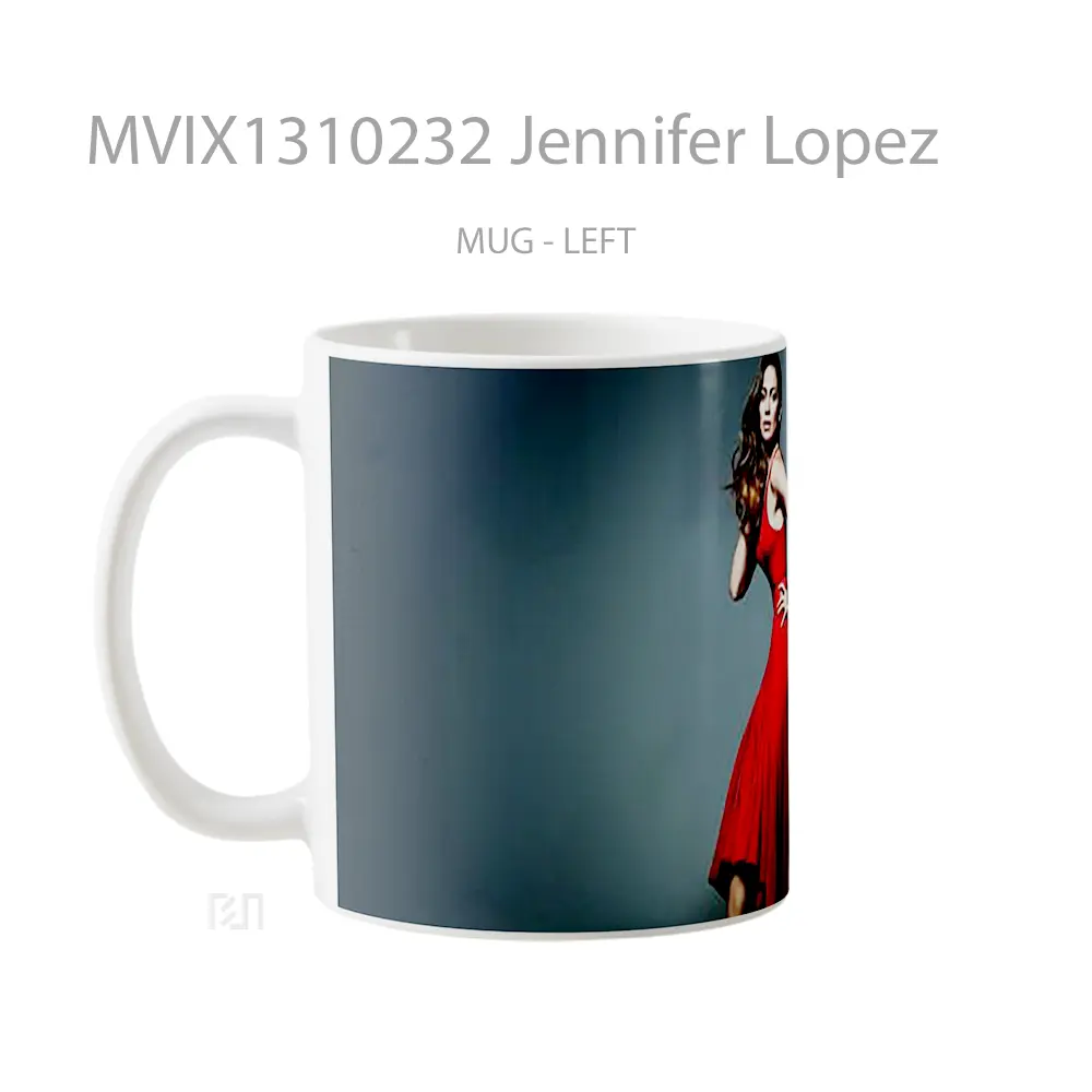 Mug Jennifer Lopez Gelas Selebriti - All-side / Desain