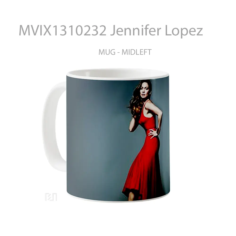 Mug Jennifer Lopez Gelas Selebriti - All-side / Desain