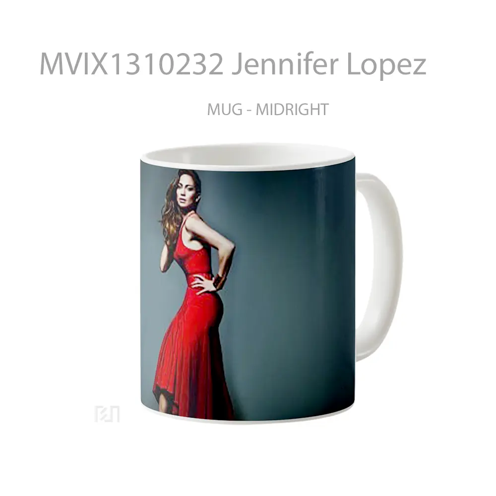 Mug Jennifer Lopez Gelas Selebriti - All-side / Desain