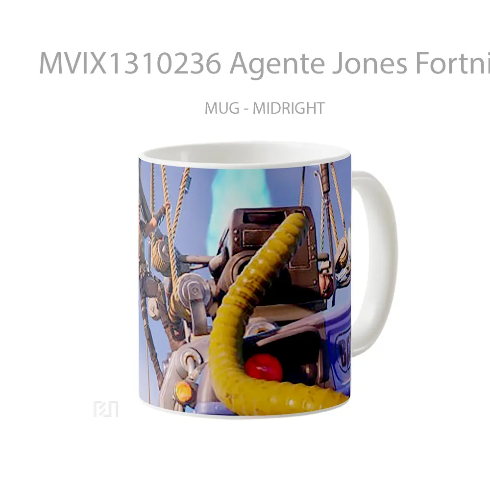 Mug Agente Jones Fortnite Chapter 2 Season 6 Cangkir Gamer - All-side / Desain