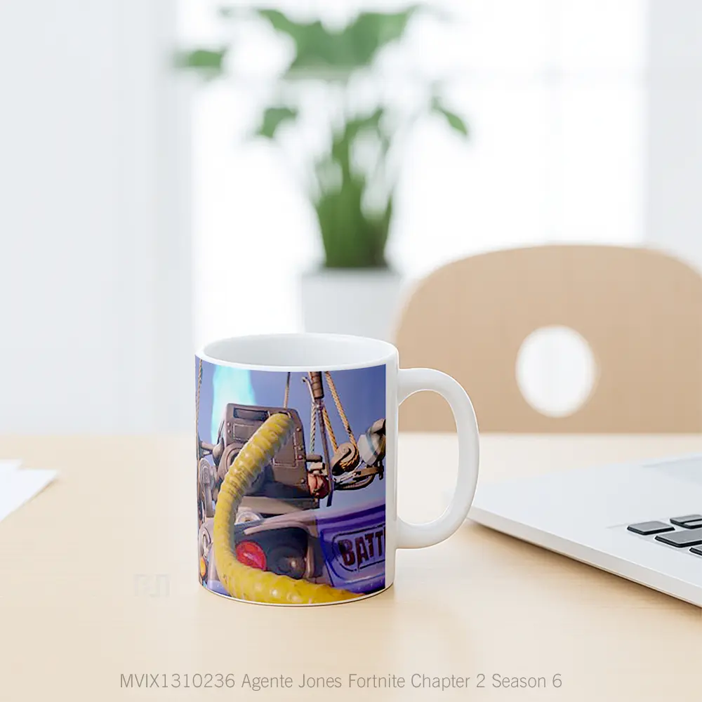Mug Agente Jones Fortnite Chapter 2 Season 6 Cangkir Gamer - All-side / Desain