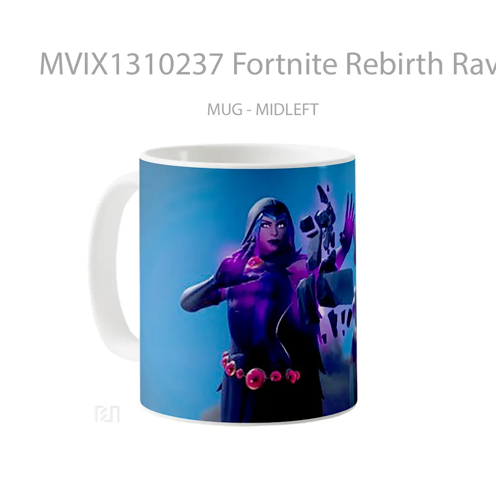 Mug Fortnite Rebirth Raven Chapter 2 Season 6 Cangkir Gamer - All-side / Desain