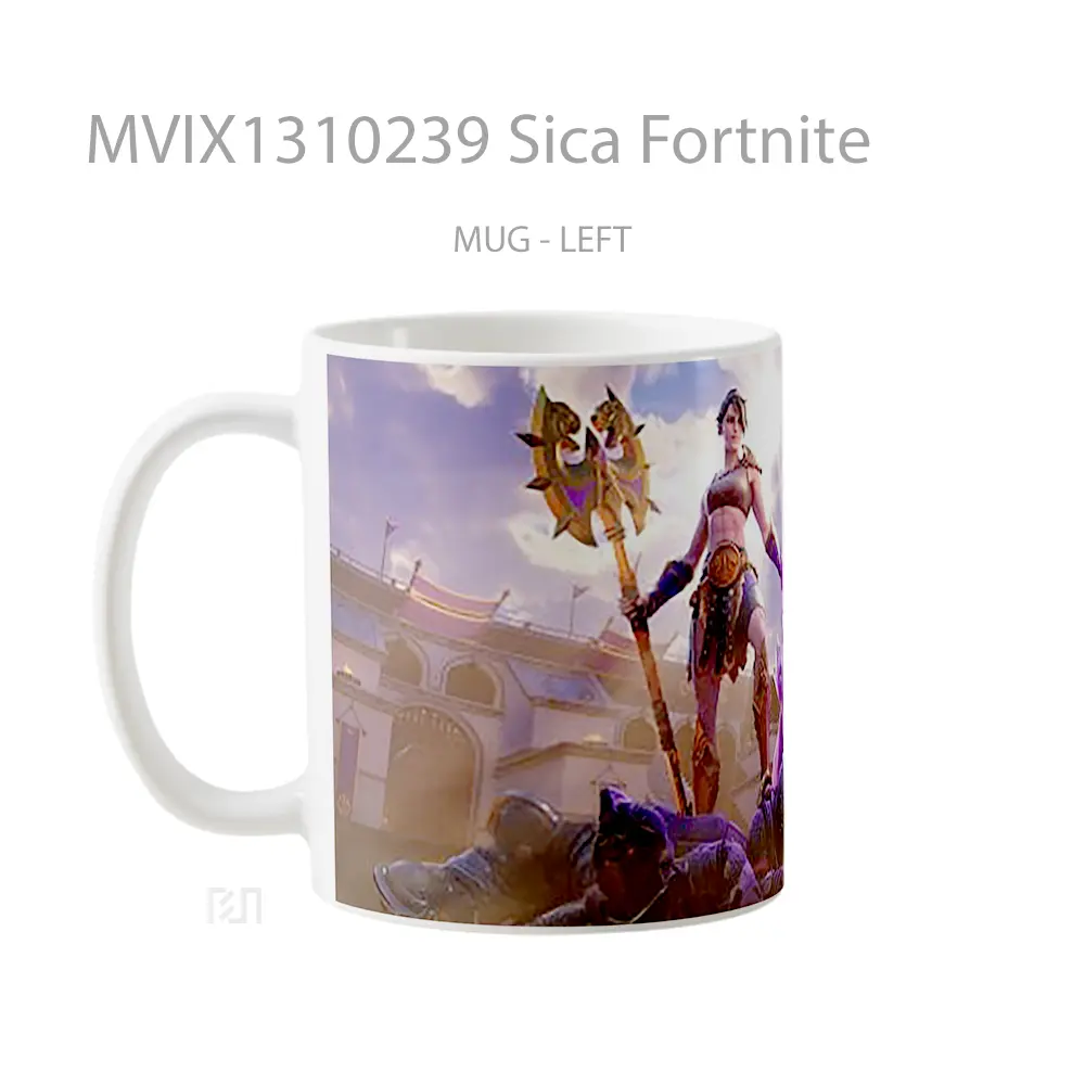 Mug Sica Fortnite Cangkir Gamer - All-side / Desain