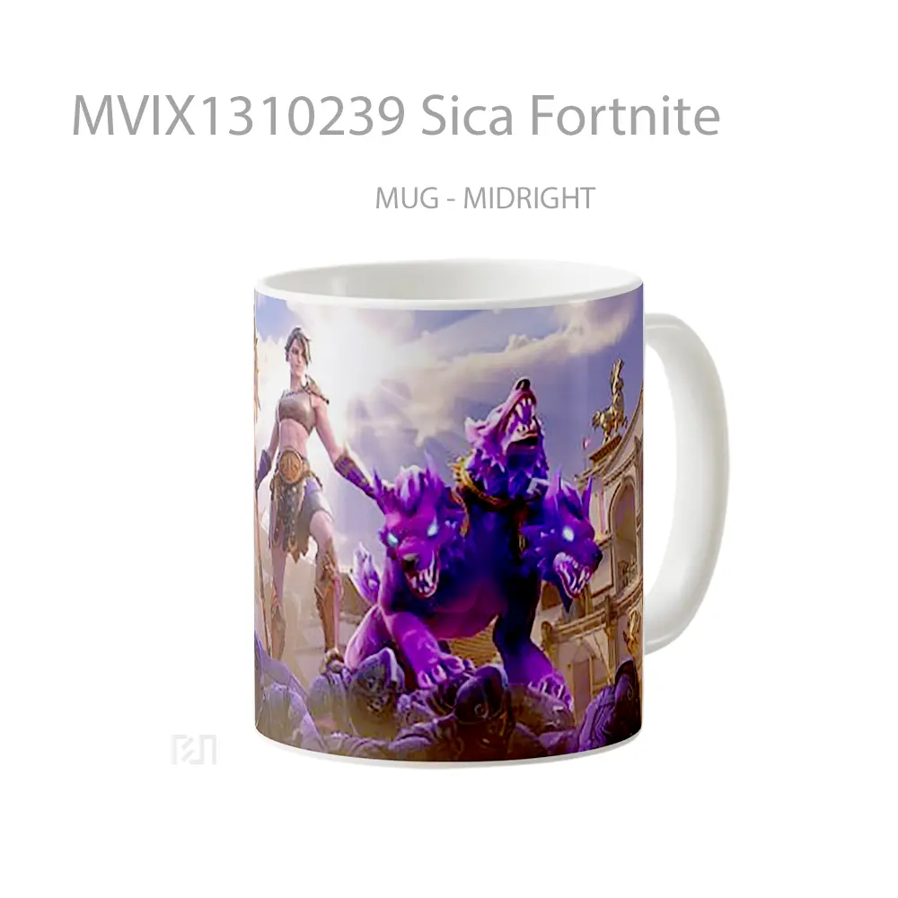 Mug Sica Fortnite Cangkir Gamer - All-side / Desain