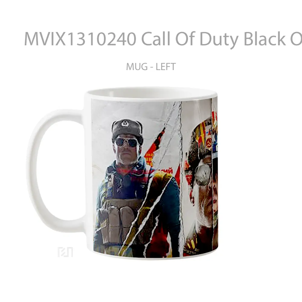 Mug Call Of Duty Black Ops Cold War 2021 Cangkir Gamer - All-side / Desain