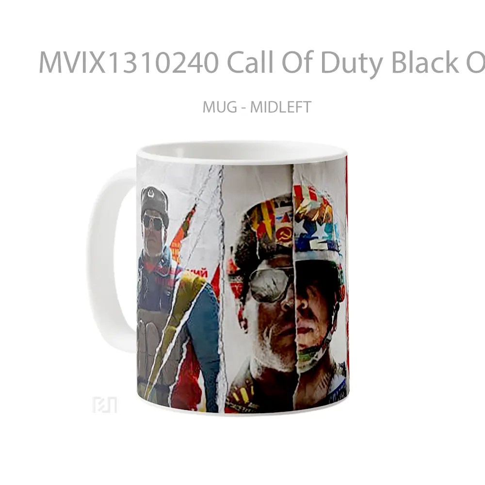 Mug Call Of Duty Black Ops Cold War 2021 Cangkir Gamer - All-side / Desain