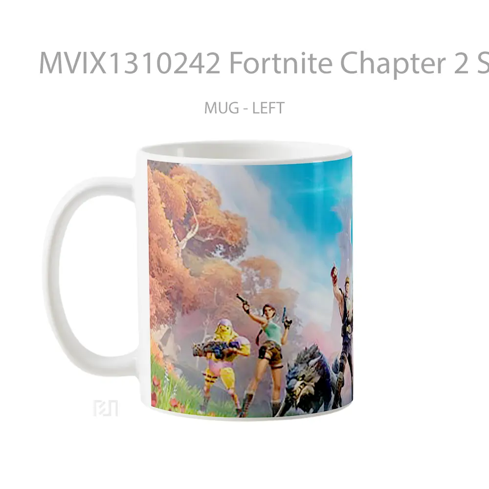 Mug Fortnite Chapter 2 Season 6 Battle Pass Cangkir Gamer - All-side / Desain