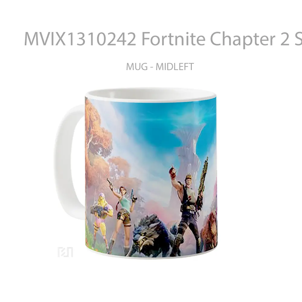 Mug Fortnite Chapter 2 Season 6 Battle Pass Cangkir Gamer - All-side / Desain