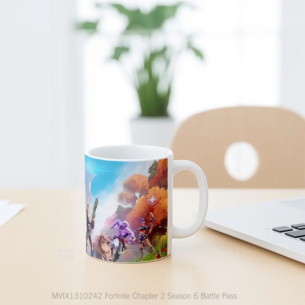 Mug Fortnite Chapter 2 Season 6 Battle Pass Cangkir Gamer - All-side / Desain